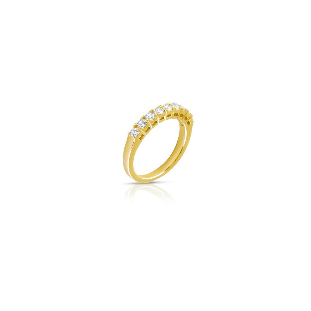 Anello Donna Kulto Semi Veretta Zirconi Bianchi KR925-004-14