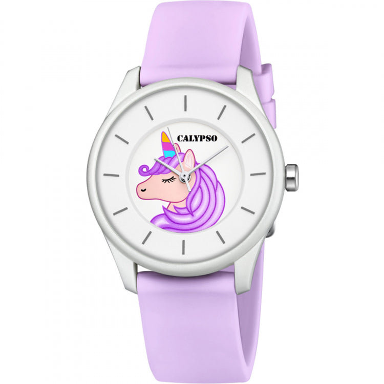 Orologio Donna Calypso Gomma Quarzo Solo Tempo Rosa K5733/B