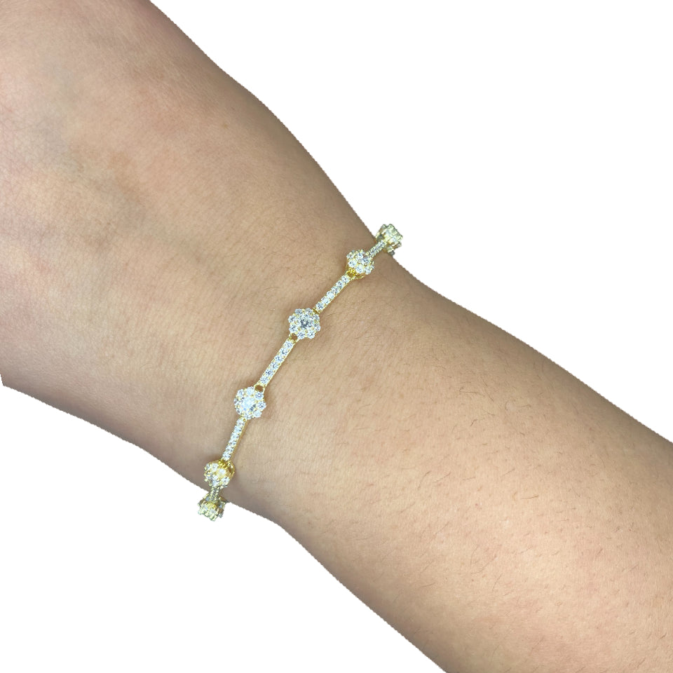 Bracciale Donna Re Mida Argento Tennis BR-Djv-21