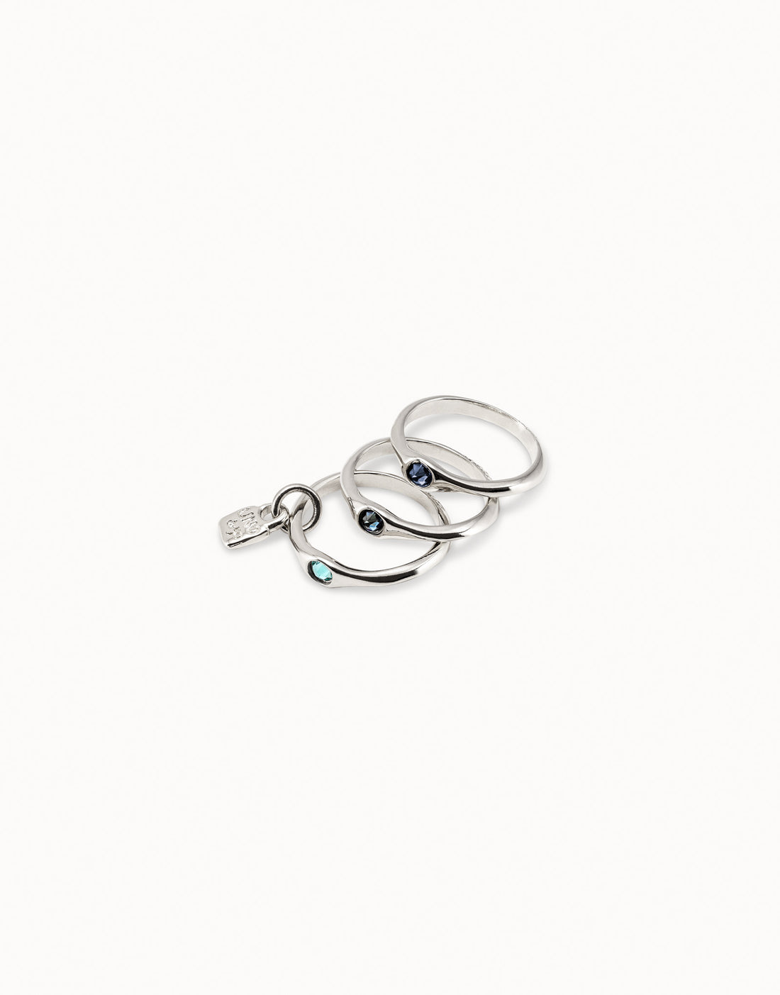 Anello Donna Uno De 50  con Pietra Blu, azzurro, celeste  ANI0678