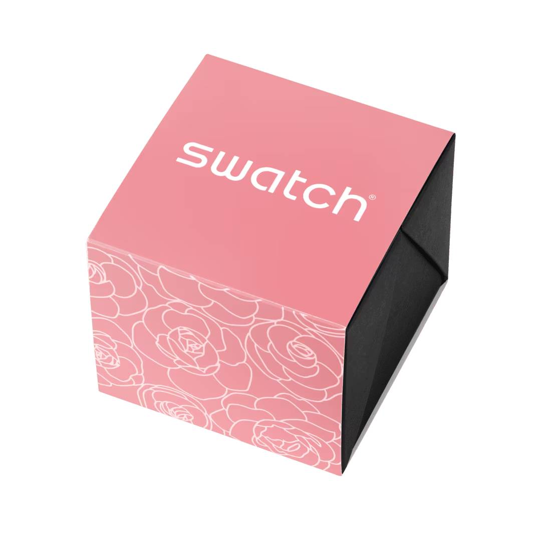 Orologio Donna Swatch PETAL CHARM Rosa Quarzo Acciaio YLS234G