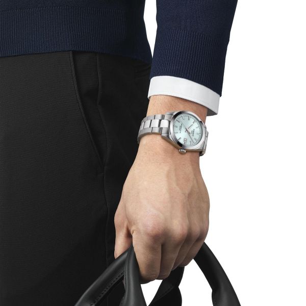 Orologio Uomo Tissot Automatico Turchese Gentleman Powermatic T1274071135100