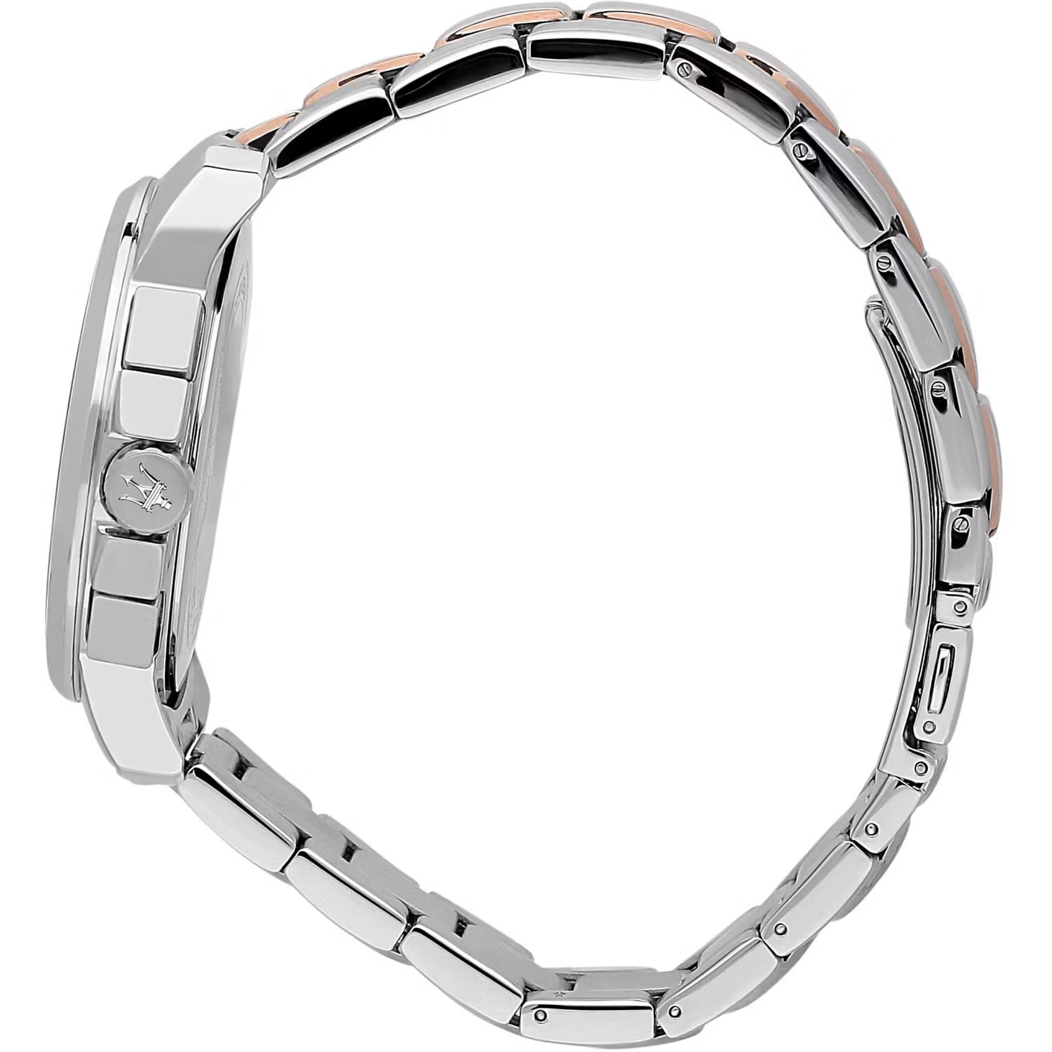 Orologio Uomo Acciaio Maserati Quarzo Cronografo Blu Rosè Data R8873621008