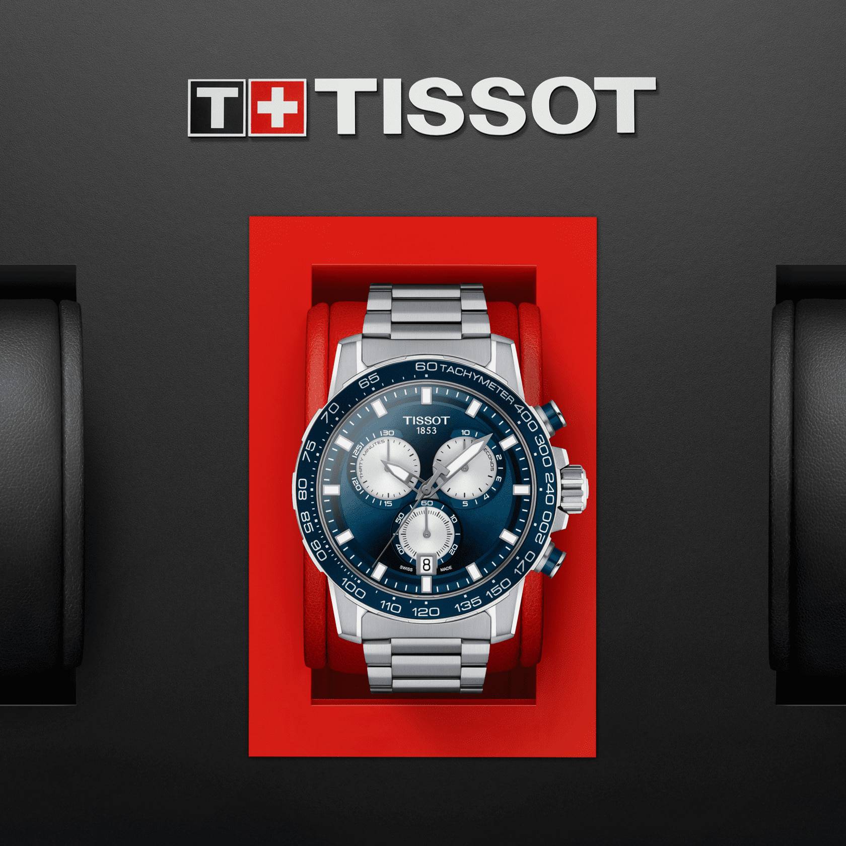 Orologio Uomo Tissot Supersport Quarzo Cronografo Acciaio Blu T1256171104100