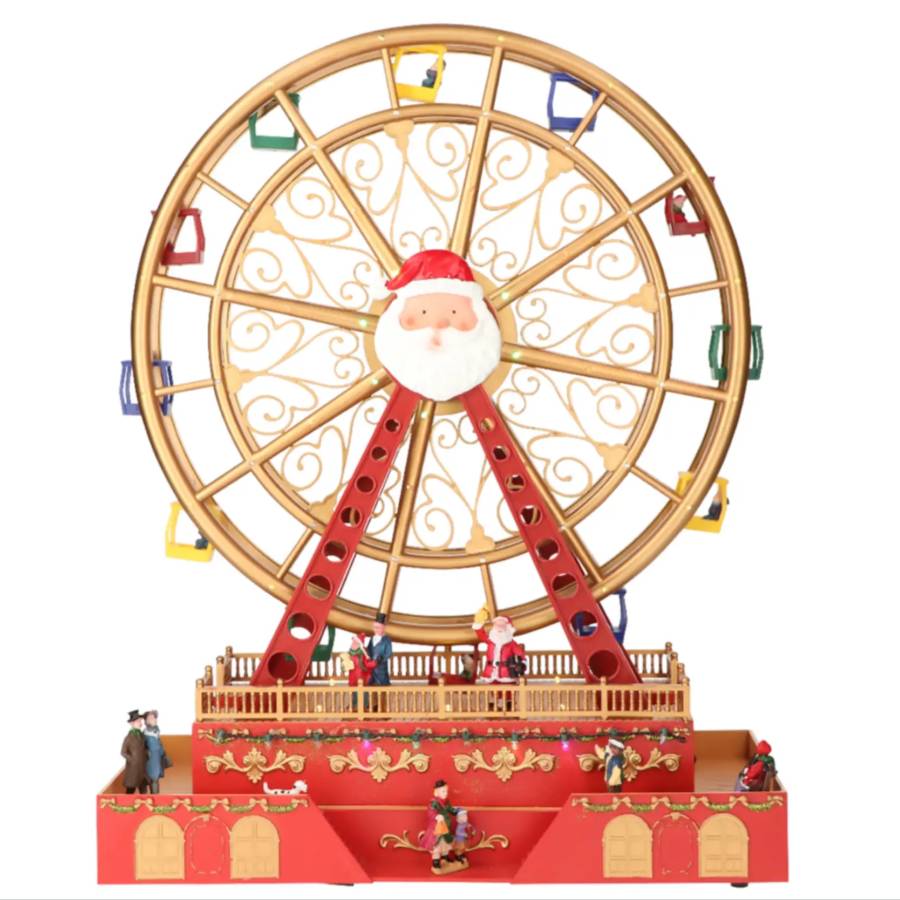 Scultura Il Mondo Dei Carillion Ruota Panoramica Grande Luci 63089