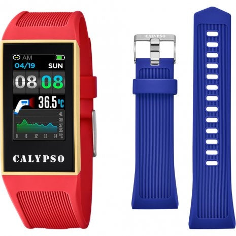 Orologio Smartime Calypso Cinturino Gomma cassa in Plastica K8502/3