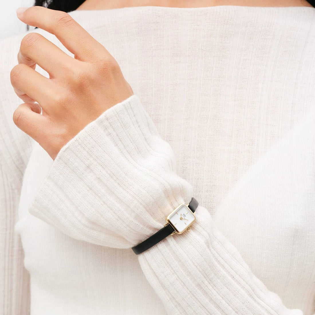 Orologio Donna Daniel Wellington Quadro Mini Acciaio Dorato DW00100729