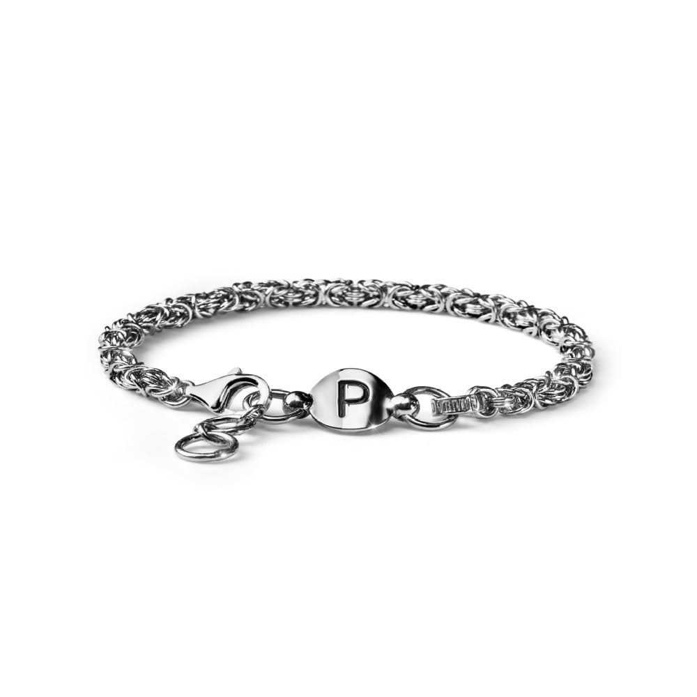 Bracciale Uomo Maria Cristina Sterling Argento 925 Bizantina Lucida G3212