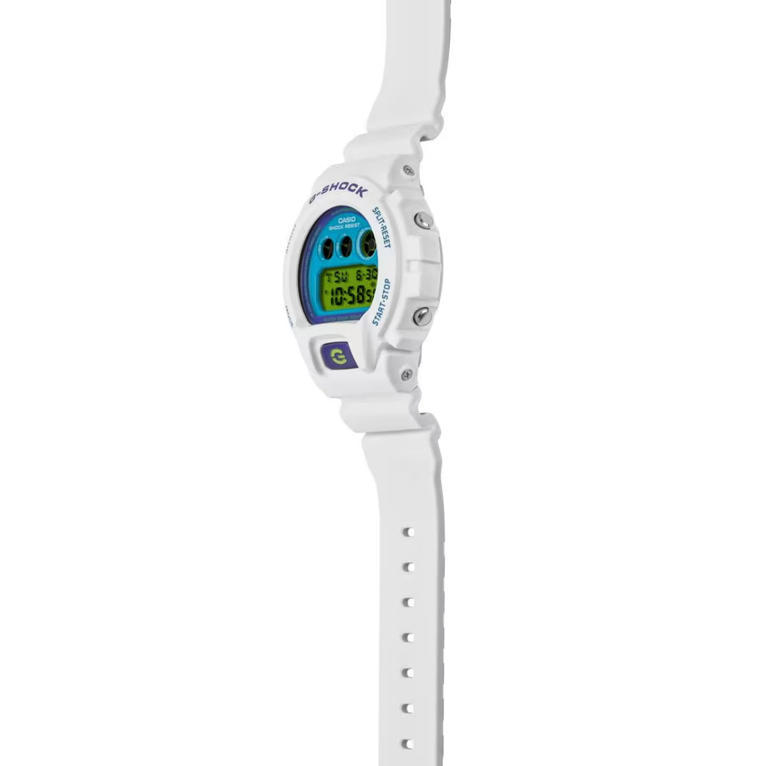 Orologio Unisex Casio G-SHOCK Quarzo Digitale Bianco Turchese DW-6900RCS-7ER