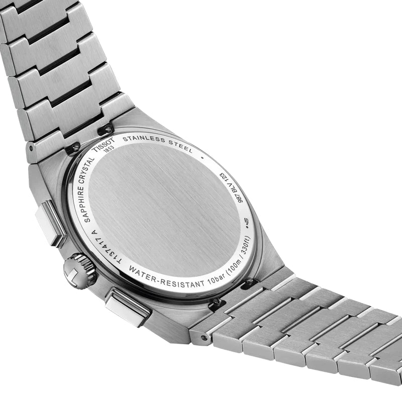 Orologio Uomo Tissot PRX 41 mm Argentè Cronografo Quarzo T1374171103100