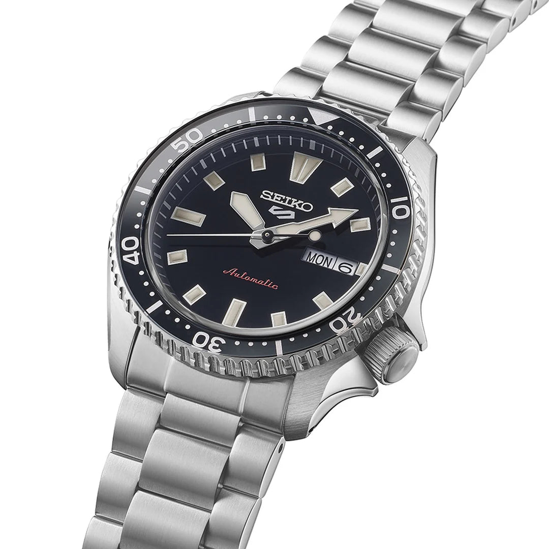 Orologio Uomo Seiko 5 Automatico SKX Nero SRPL85K1