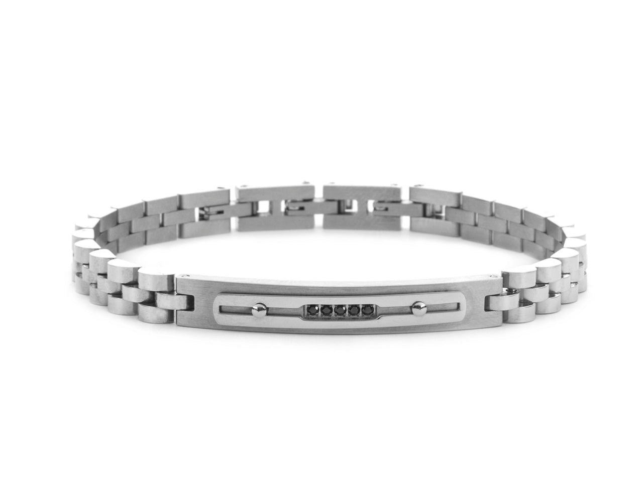 Bracciale Uomo 4US Cesare Paciotti Acciaio con centrale semirigido 4UBR7829