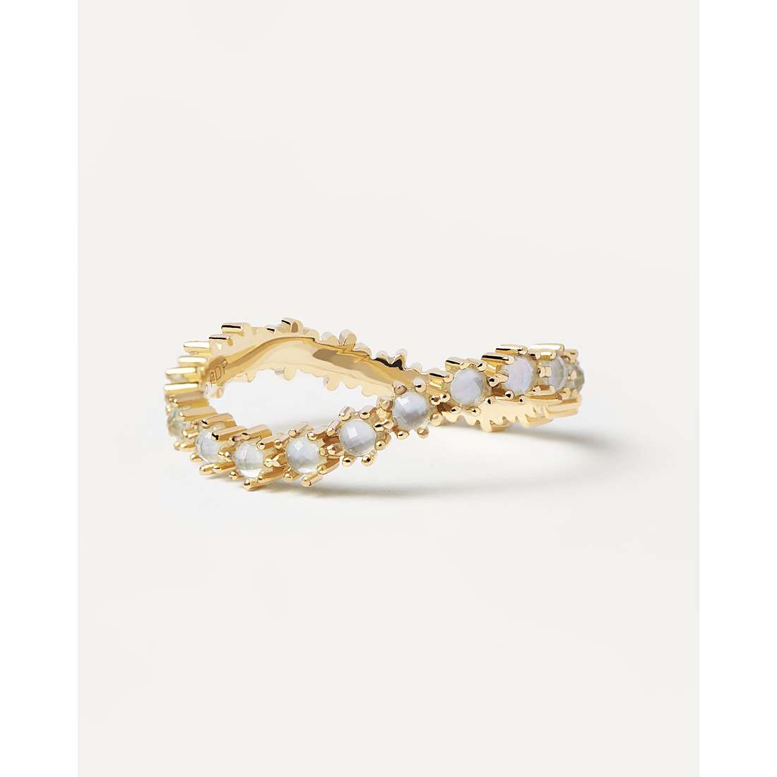 Anello Donna PDP Argento 925 Placcatura Oro motion AN01-460-14