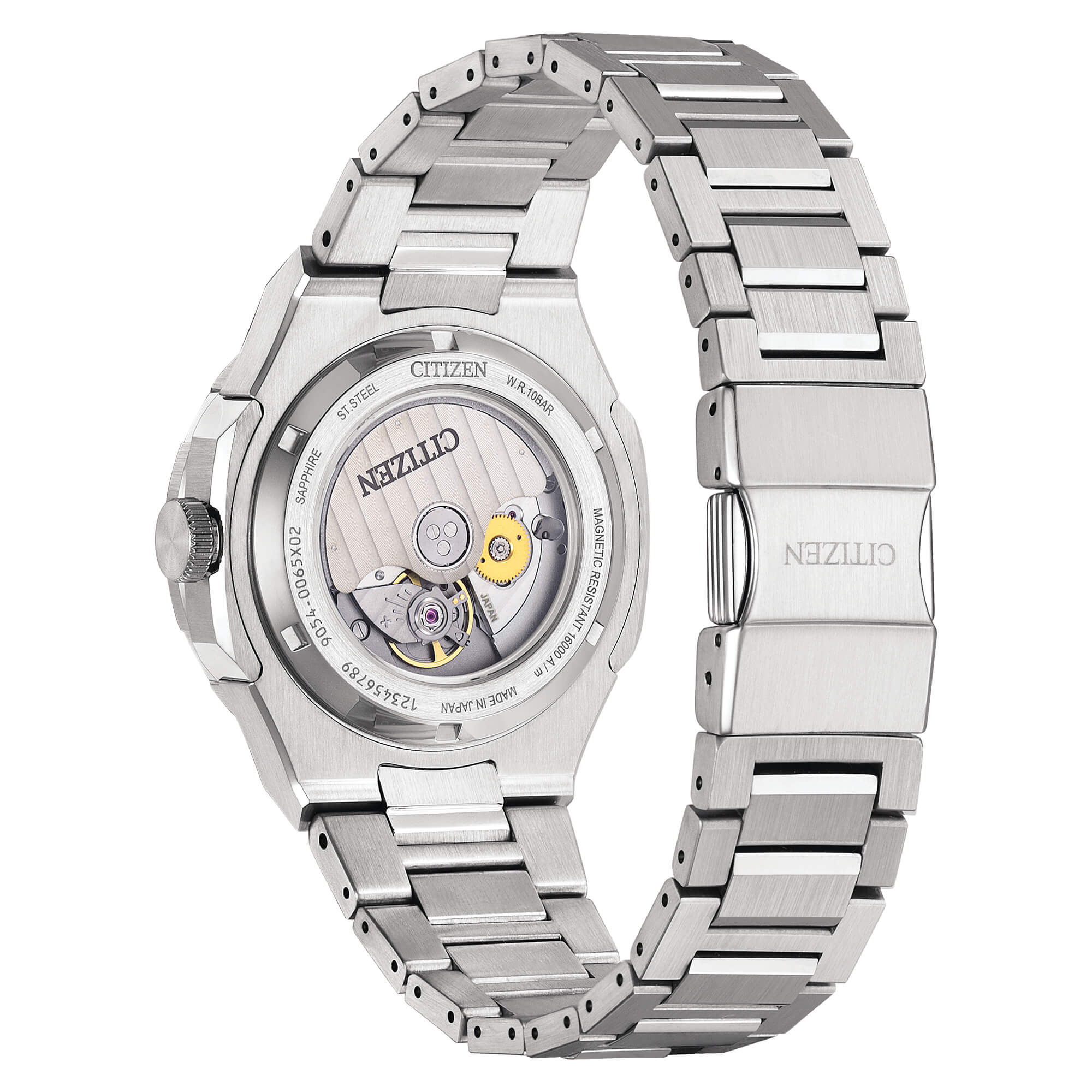 Orologio Uomo Citizen Serie 8 GMT Automatico Blu Rosso Pepsi Acciaio NB6030-59L