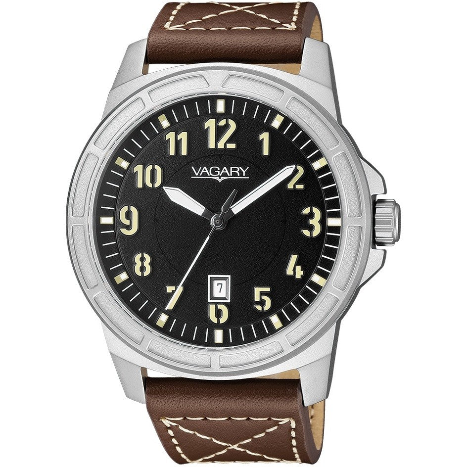 Orologio uomo Vagary By Citizen Explore cinturino Pelle IB7-716-50