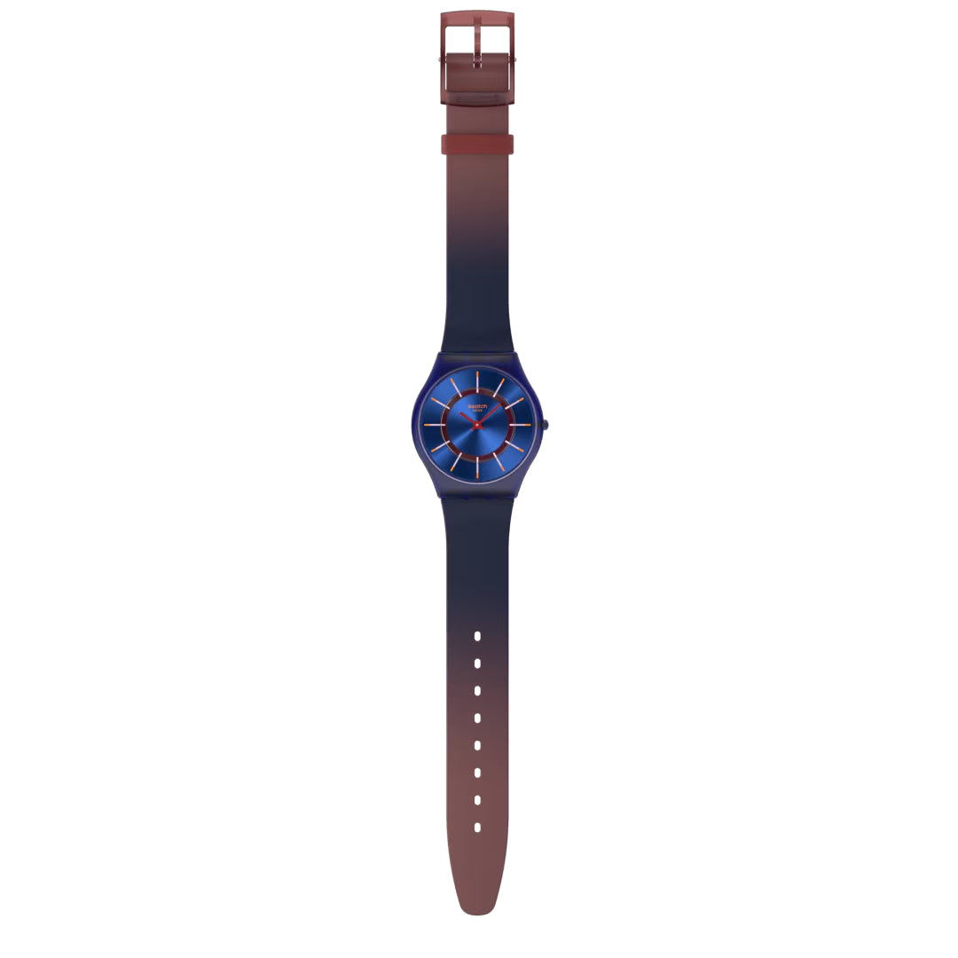 Orologio Unisex Swatch JAMMY GRAPE DREAM Skin Blu Turchese SS08I100