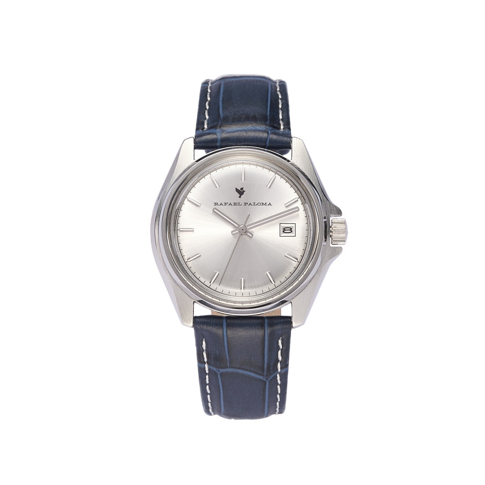 Orologio Uomo Acciaio  e cinturino pelle ORP009010