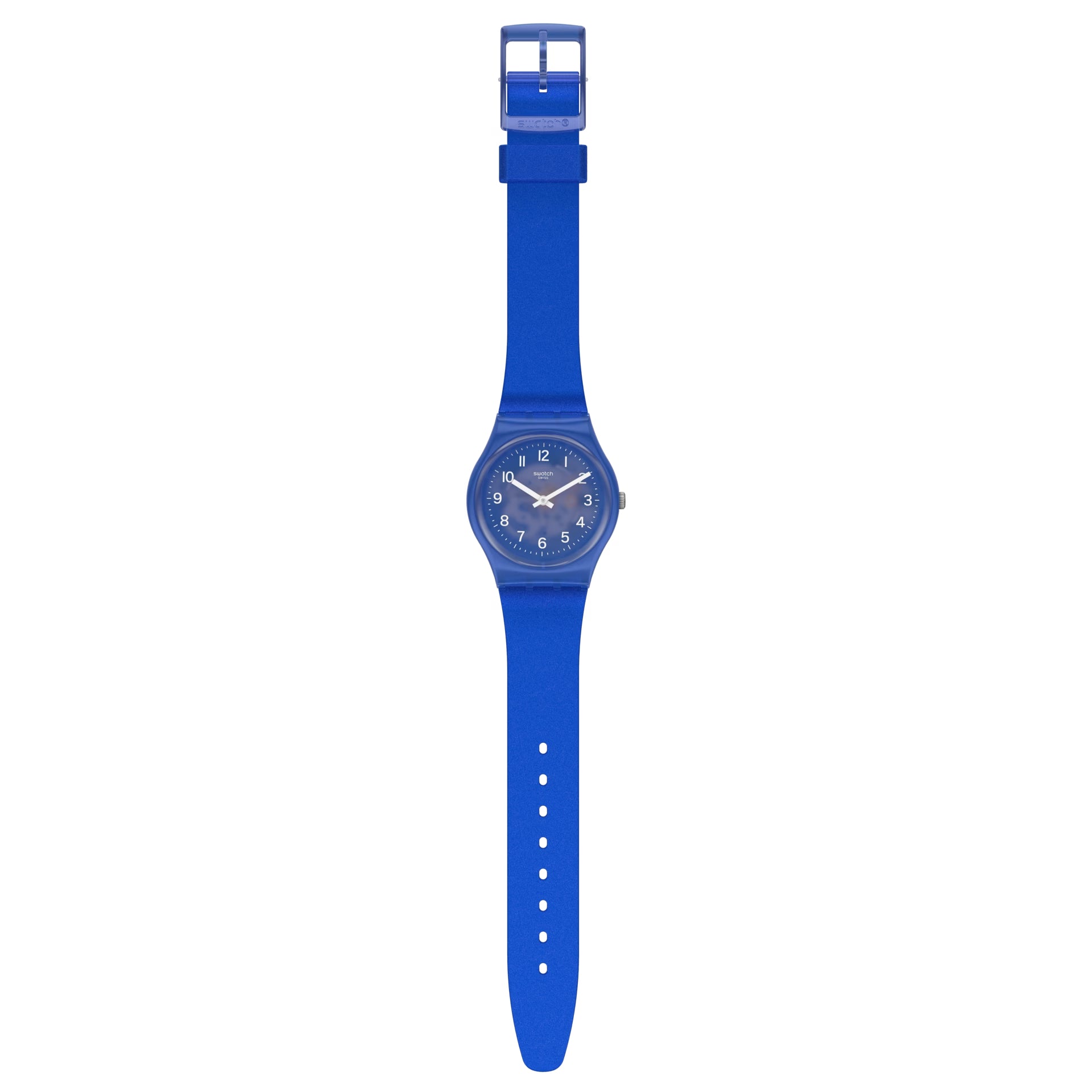 Orologio Unisex Bambino Swatch Blurry Blue Quarzo Scheletrato GL124