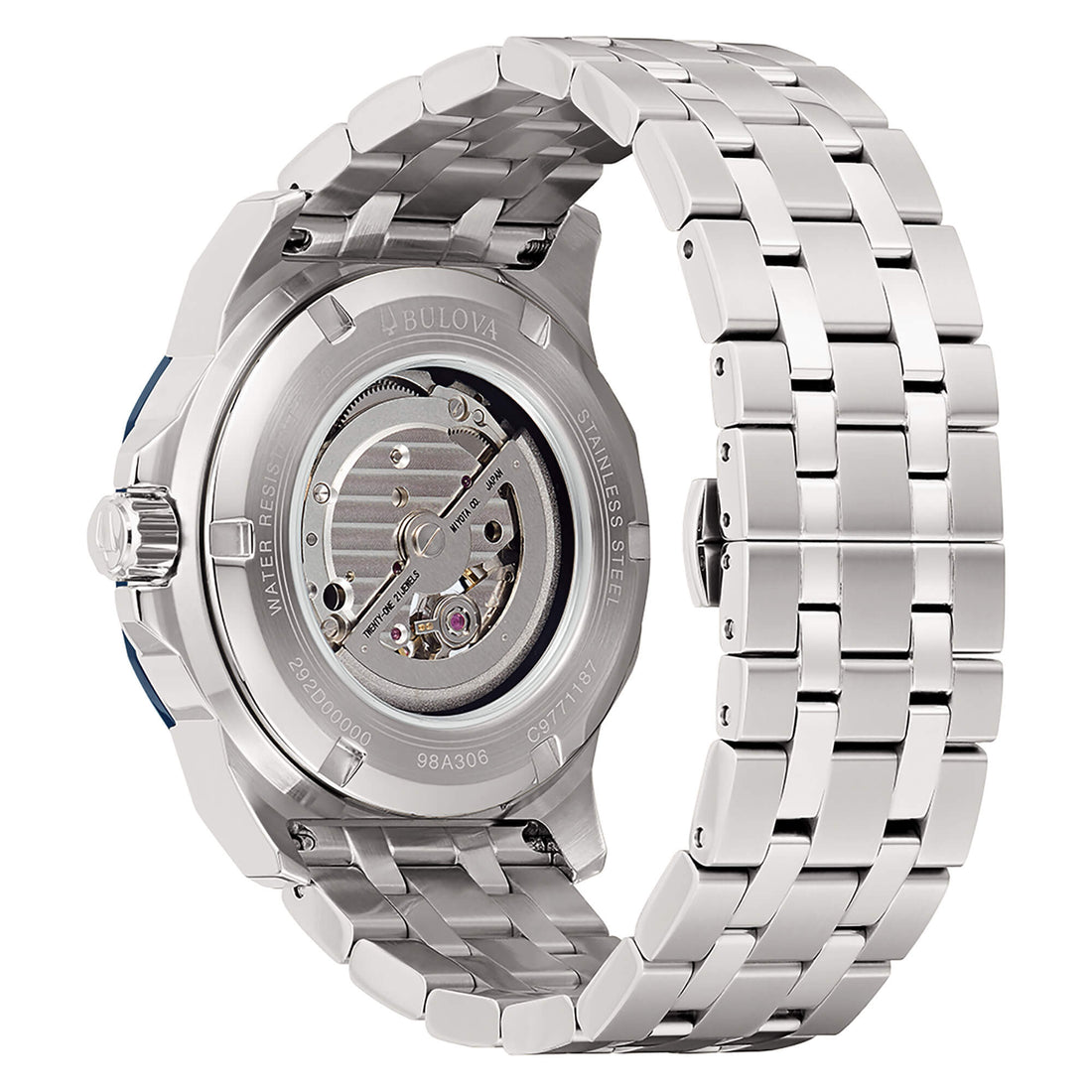 Orologio Uomo Bulova Automatico Solo Tempo Marine Star Acciaio Satinato Lucido 98A306