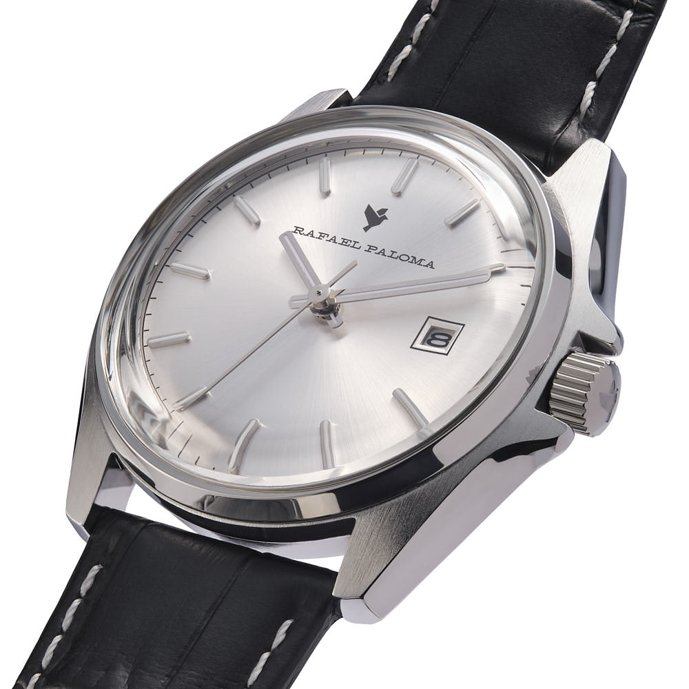 Orologio Uomo Acciaio  e cinturino pelle ORP009003