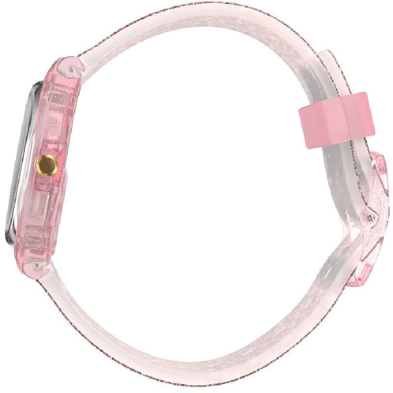 Orologio Donna Gomma Plastica Swatch Quarzo Solo Tempo Rosa Multilumino GP168