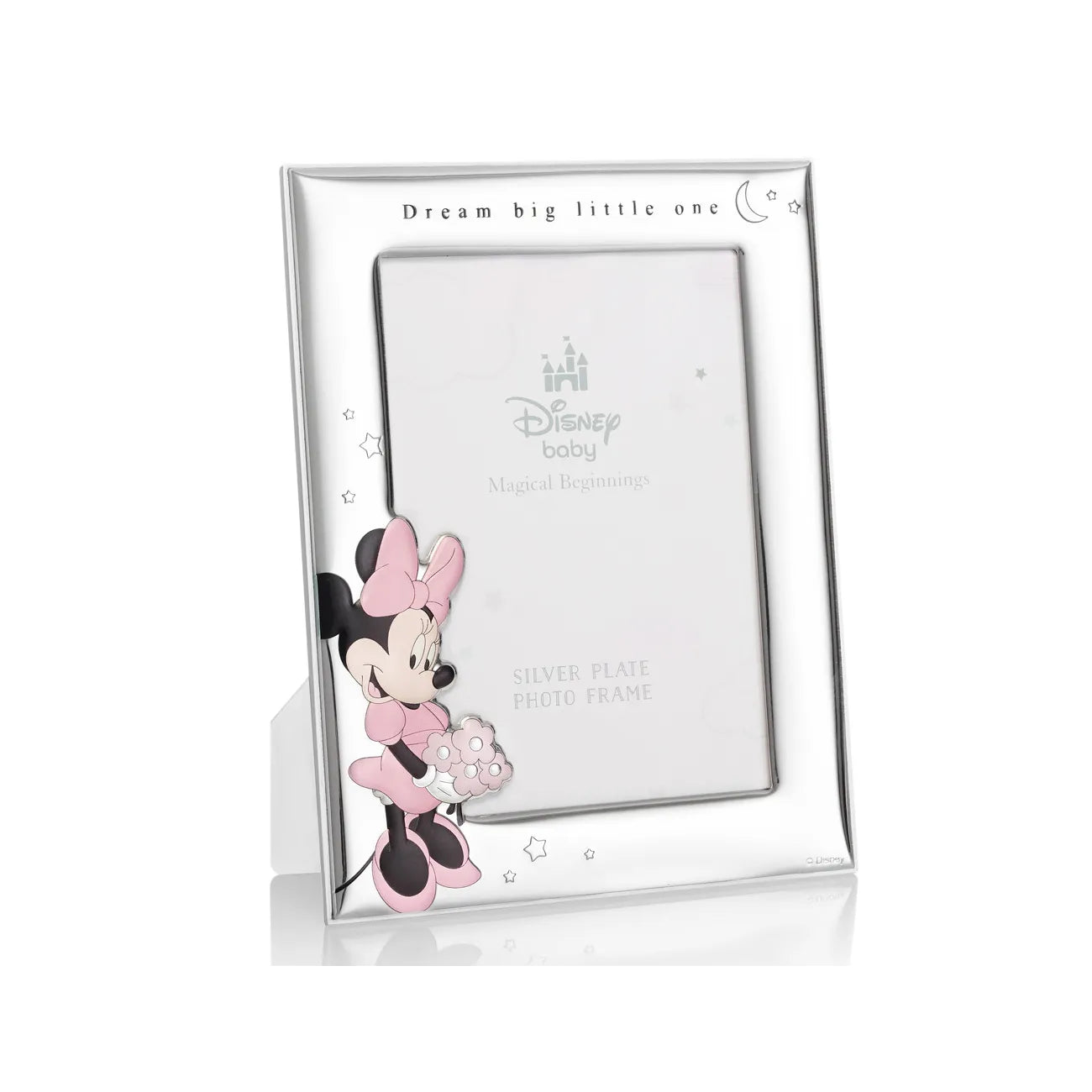 Portafoto Ottaviani Argento 999 Disney Minnie Bouquet Fiori 13x18 9005A