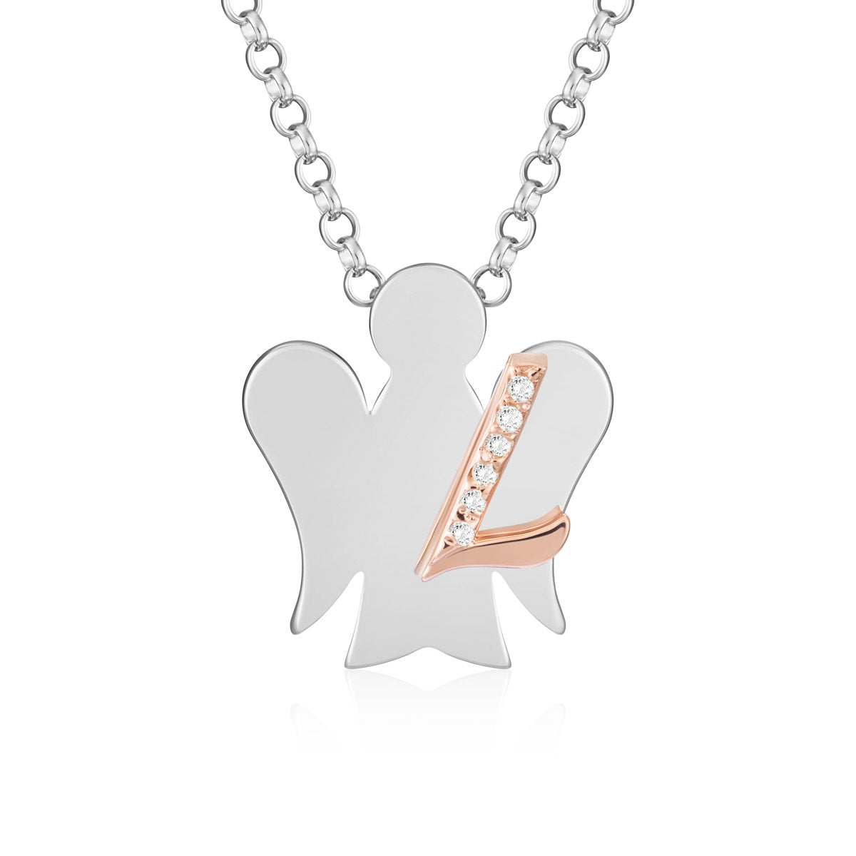 Collana Donna Iniziale L Roberto Giannotti Alfabeto degli Angeli GIA500L