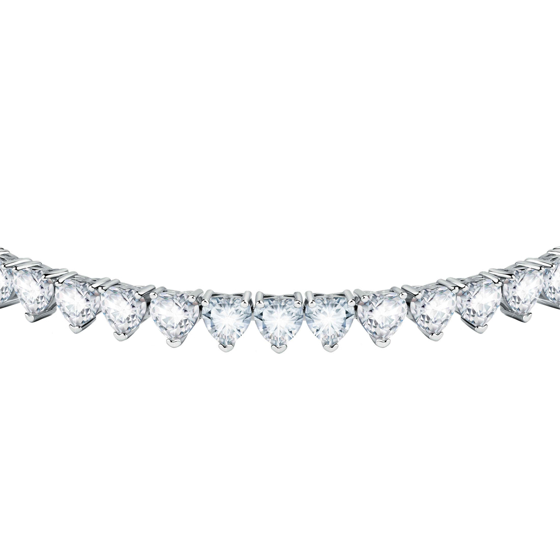 Bracciale Donna Chiara Ferragni Tennis Zirconi Bianchi a Cuore