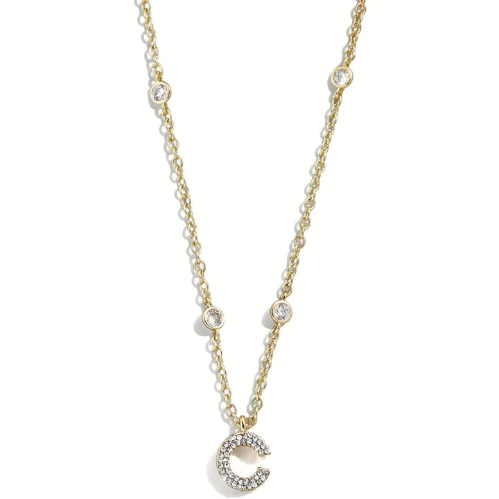 Collana Donna Liu Jo Acciaio Dorato iniziale C Catena Rollò LJ2661