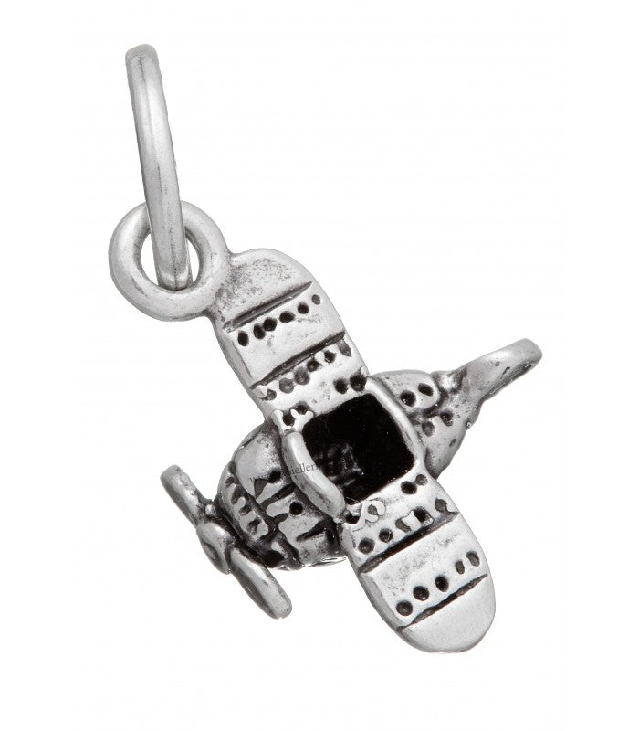 Charm Unisex Giovanni Raspini Argento 925 Aeroplanino Realizzato A Mano 09634