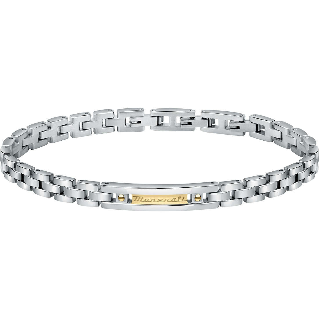 Bracciale Uomo Maserati Acciaio e acciaio dorato  JM420ATH01