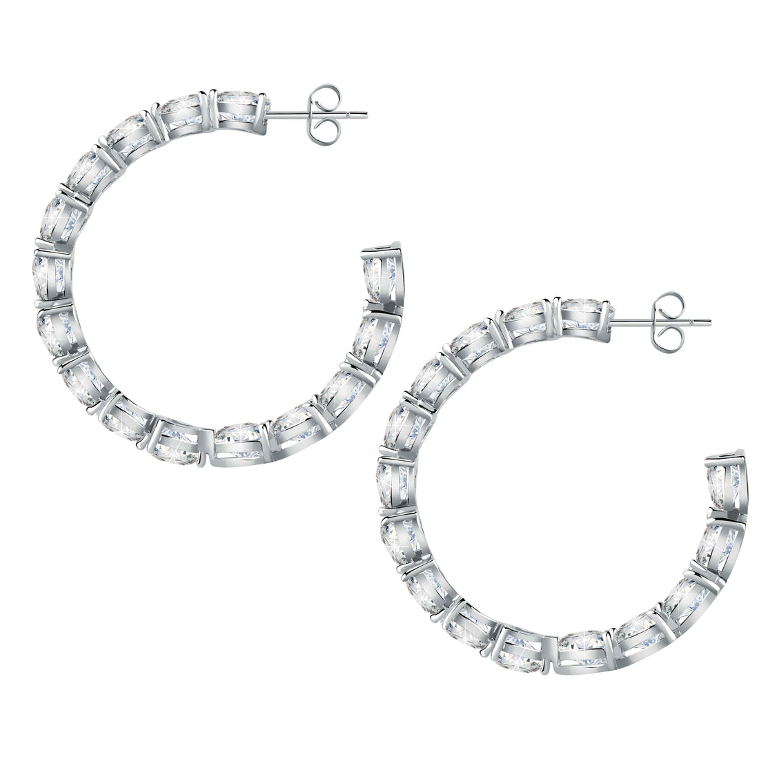 Orecchini Donna Chiara Ferragni Acciaio Zircone Bianchi J19AUV29