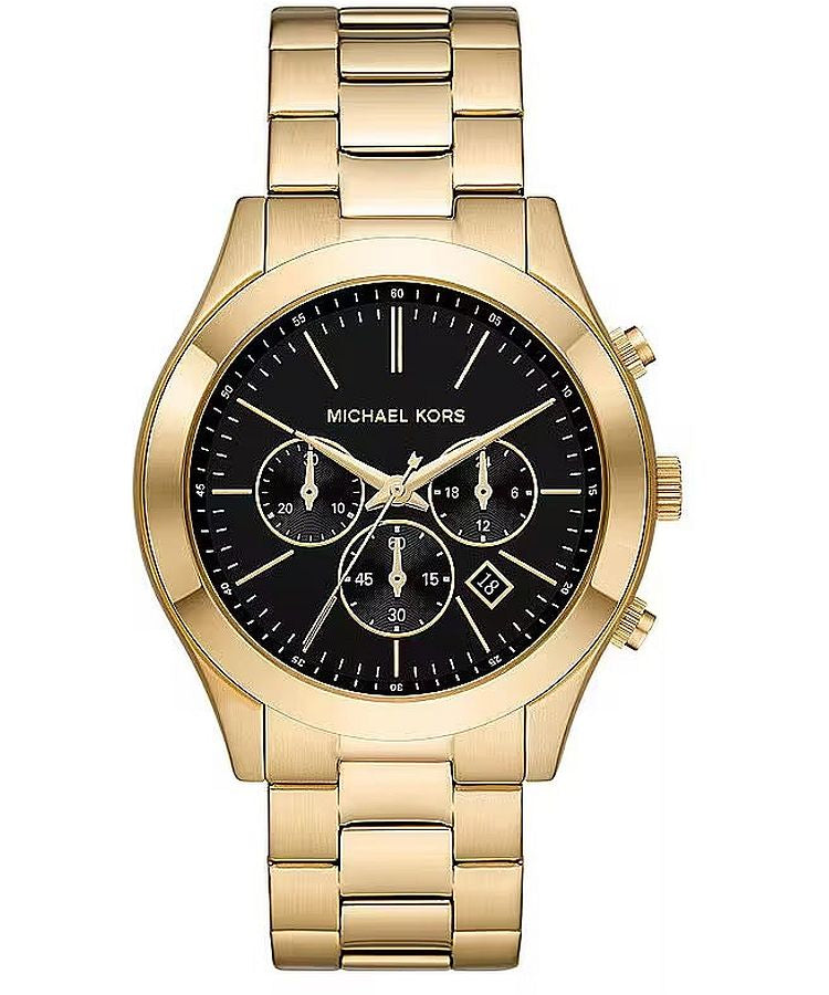Orologio Unisex Michael Kors Box Set Acciaio Dorato Portacarte Nero MK1076SET