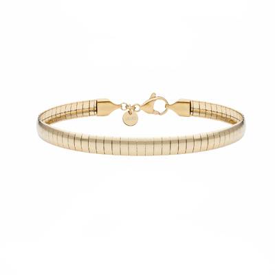 Bracciale Uomo Liu Jo Acciaio Gold Semirigido MLJ659