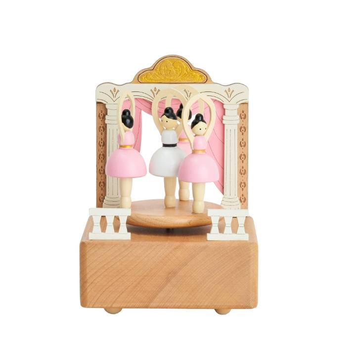 Carillon Henriette Ballerine Legno 11x11 cm D18732