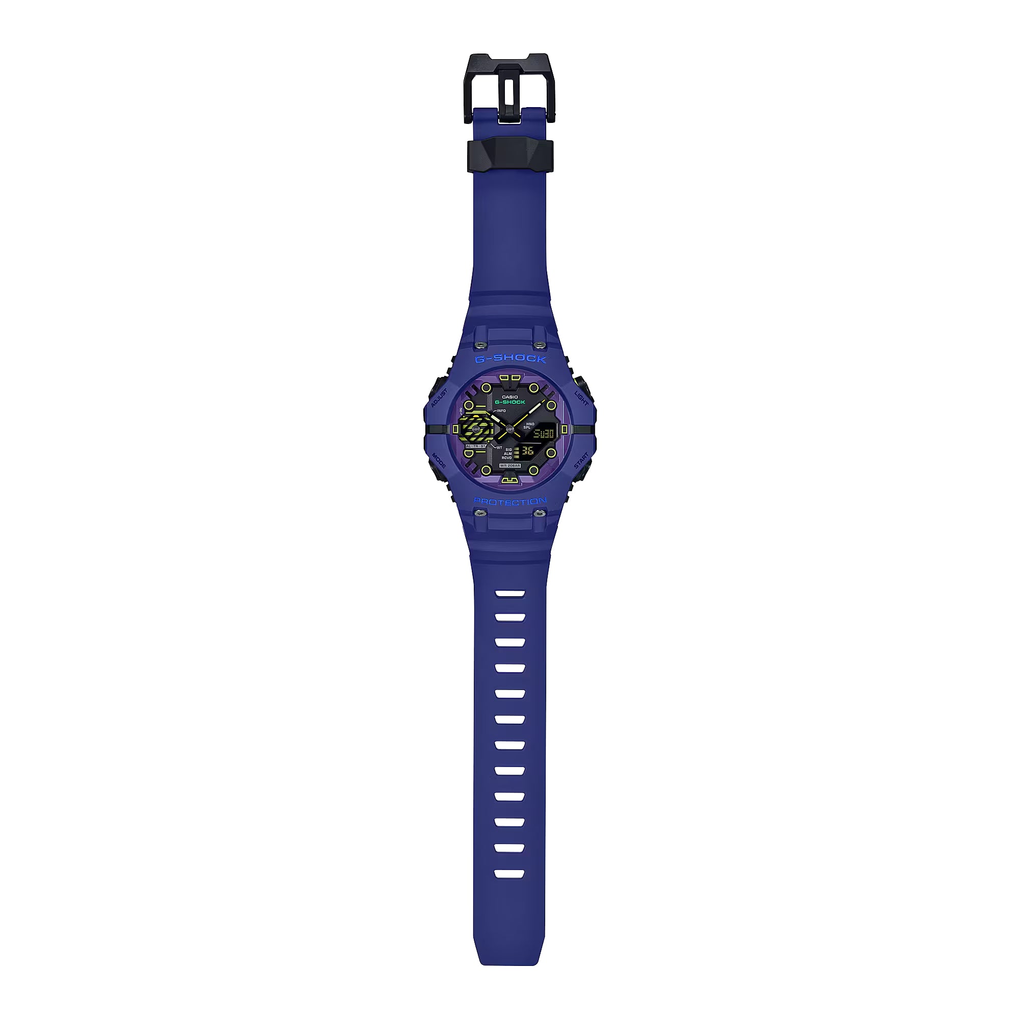 Orologio Uomo Casio G-SHOCK Quarzo Nero Fluorescente Viola GA-B001CBR-2AER