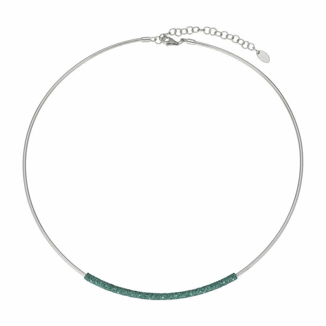 Collana Donna Pesavento Argento 925 Polvere Di Sogni Verde Amazzonia WPSCG003