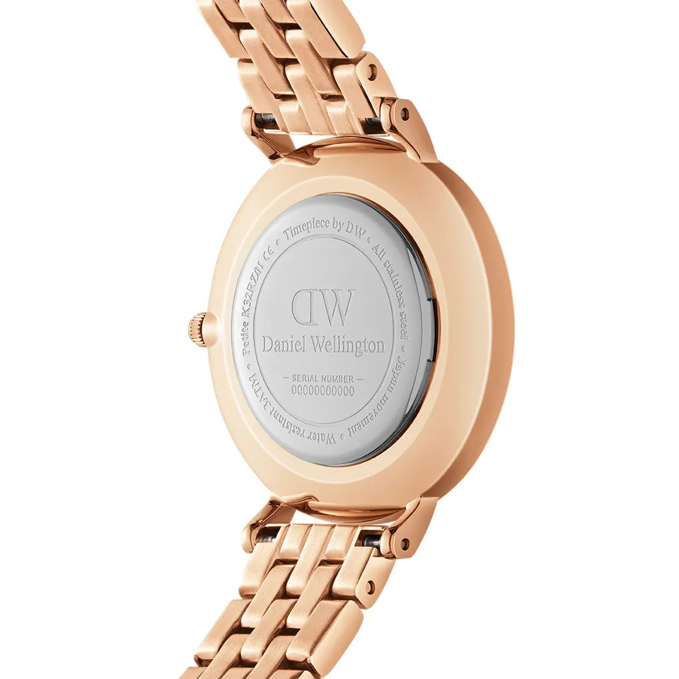 Orologio Donna Daniel Wellington Acciaio Rosè Madreperla Rosa Zirconi DW00100617
