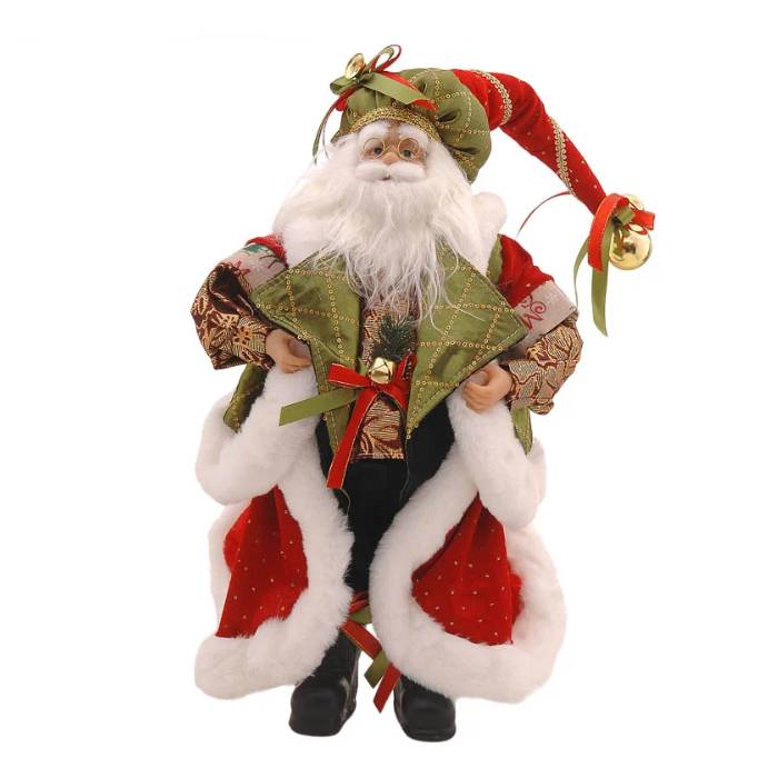 Babbo Natale Vetur 45 cm Rosso Verde 21017