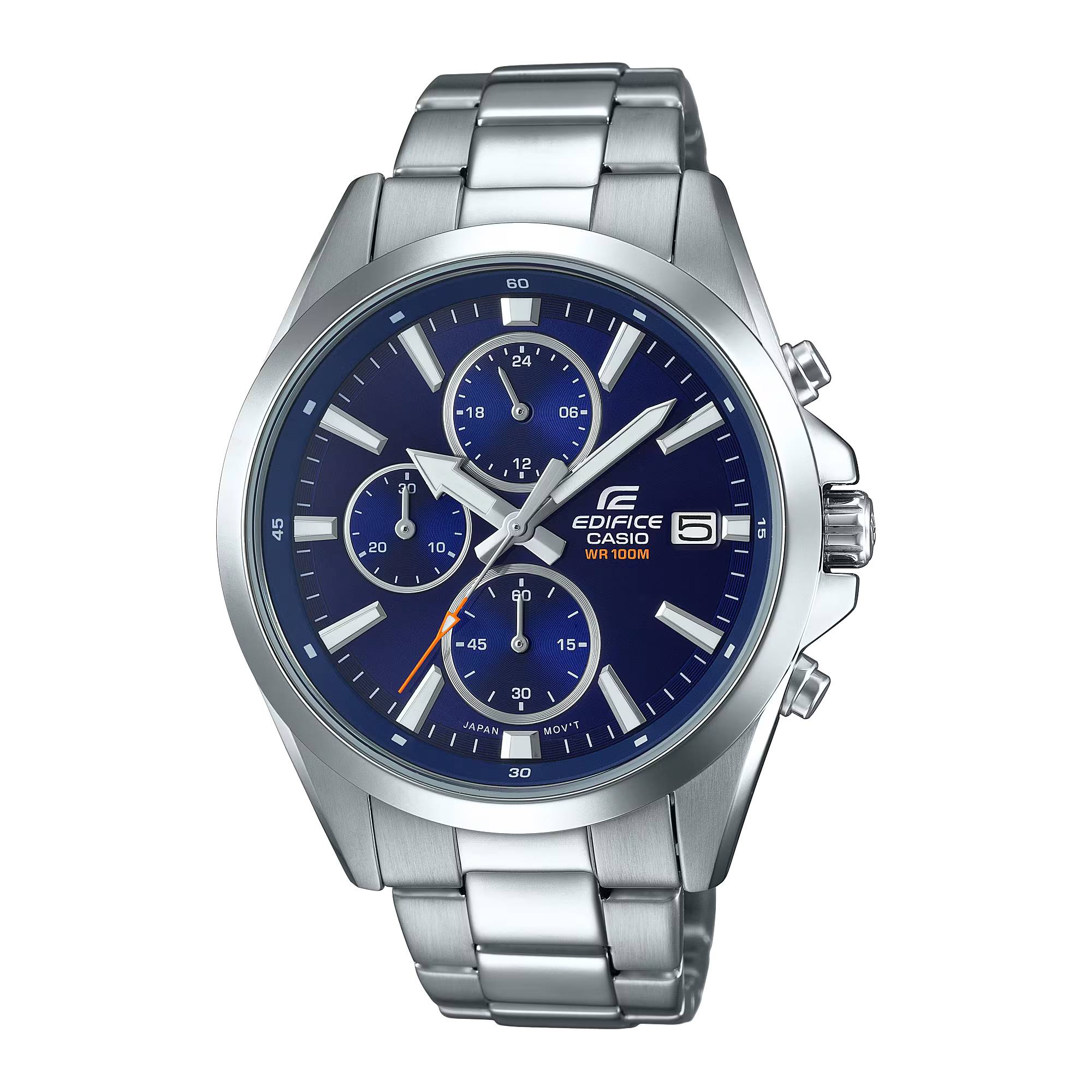 Orologio Uomo Casio Edifice Acciaio Cronografo Blu EFV-560-2AVUEF