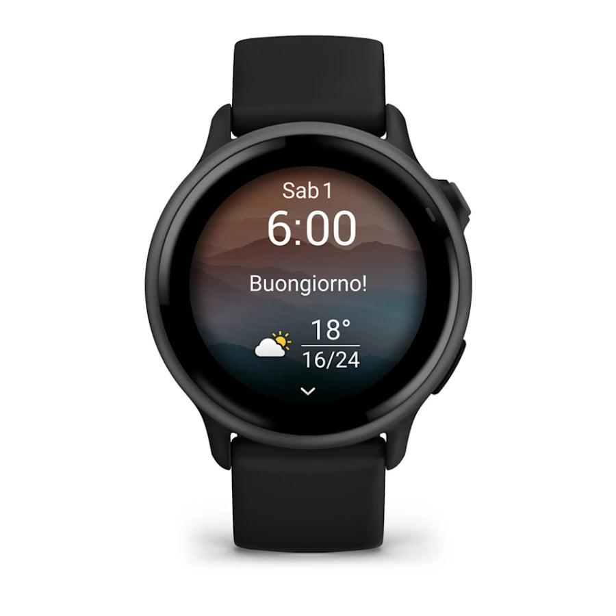 Orologio Garmin Smartwatch Vivoactive 6 Nero Gomma 010-02985-00