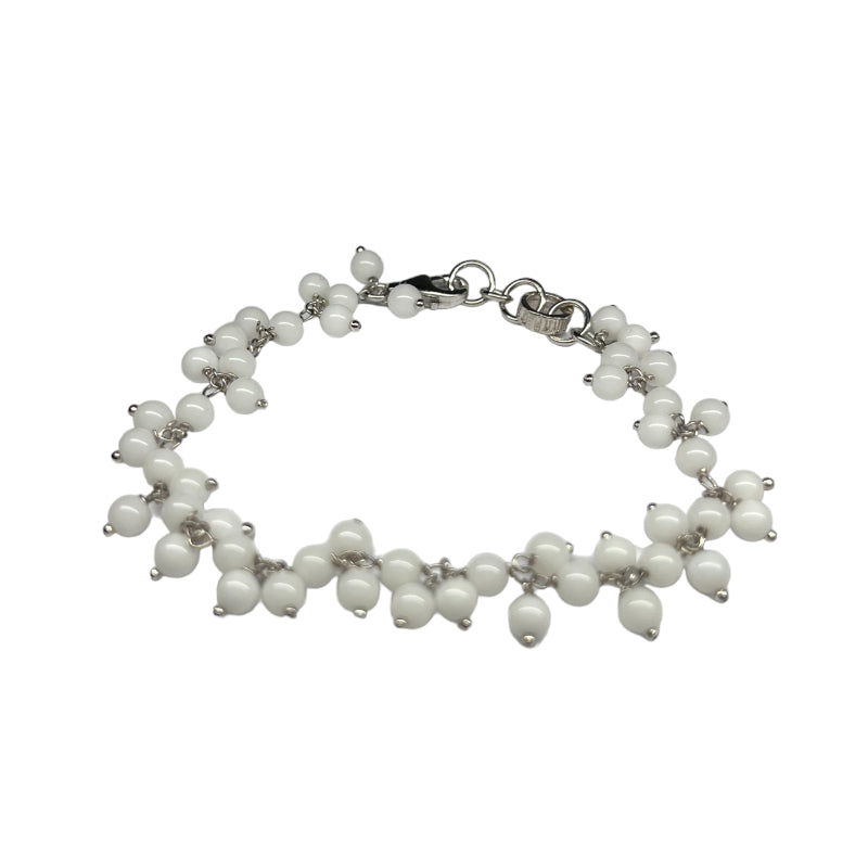Collana Donna Maria Cristina Sterling Argento 925 Biglia Bianca G4100