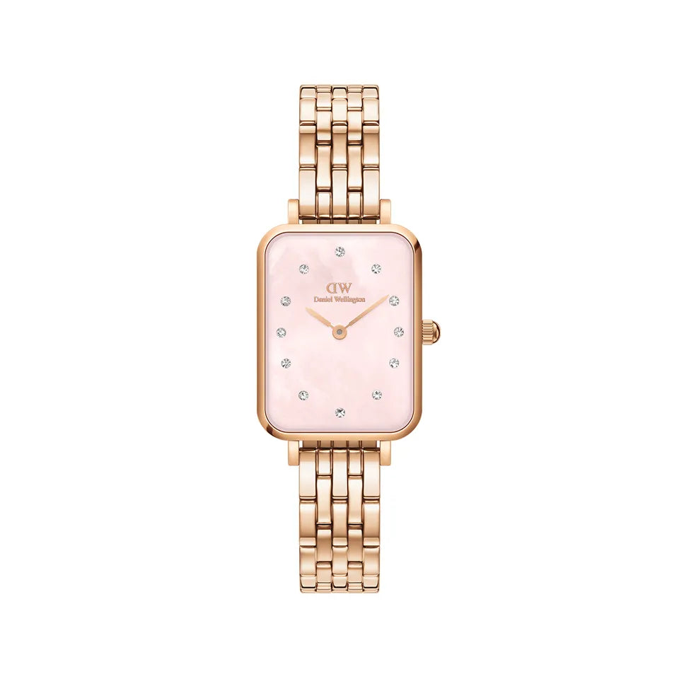 Orologio Donna Daniel Wellington Quadro Acciaio Rosè Madreperla DW00100621