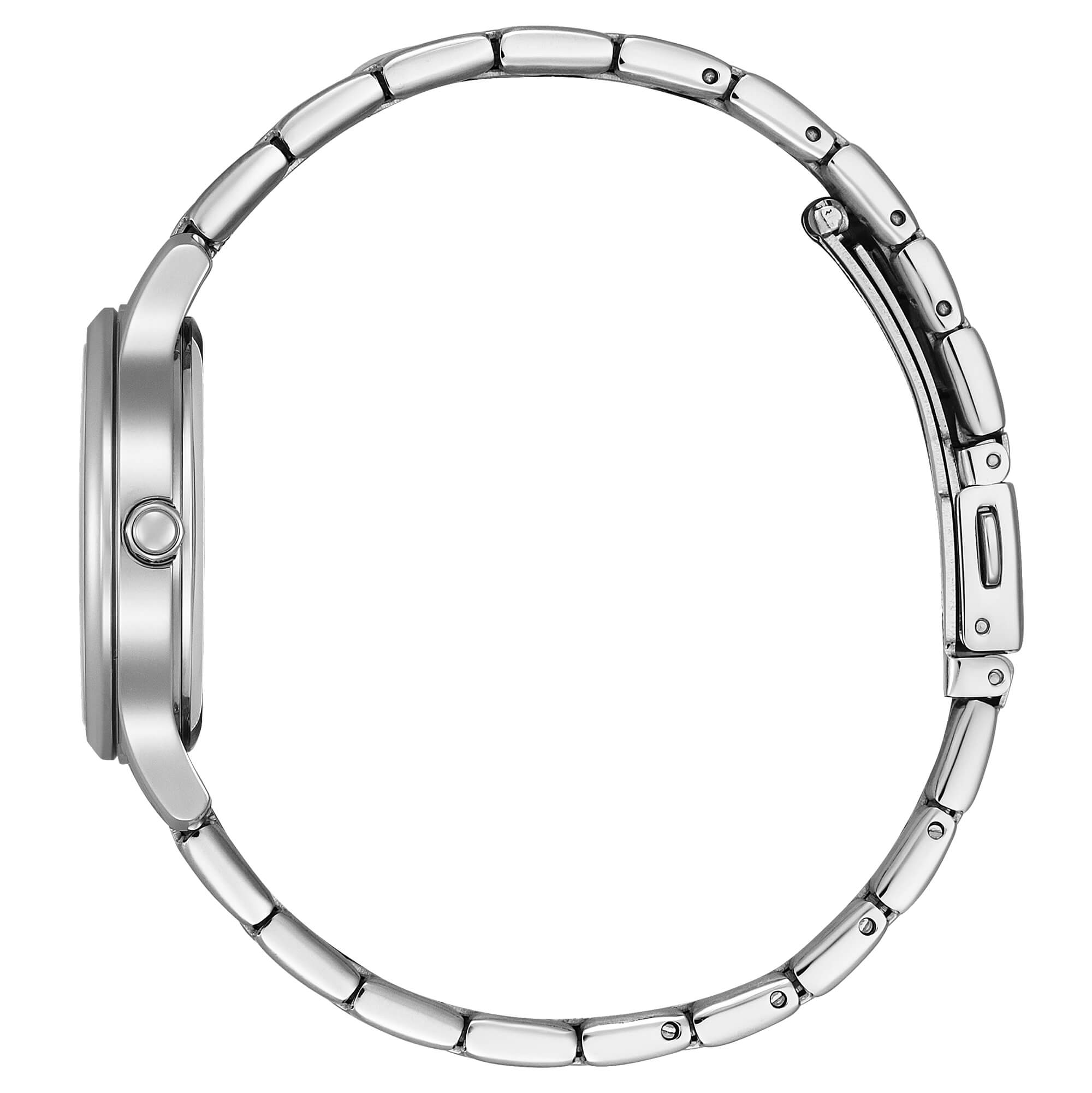 Orologio Donna Citizen Eco Drive Acciaio Solo Tempo Quadrante Blu Fiori EM0899-72L