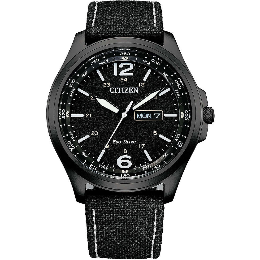 Orologio Uomo Acciaio CITIZEN Miltary eco drive AW0115-11E