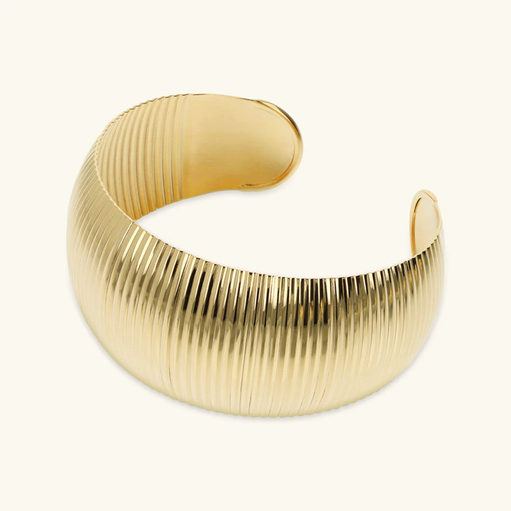 Bracciale Donna Etrusca Graduato Texture Rigata Oro Giallo 18kt WSET00858.YG