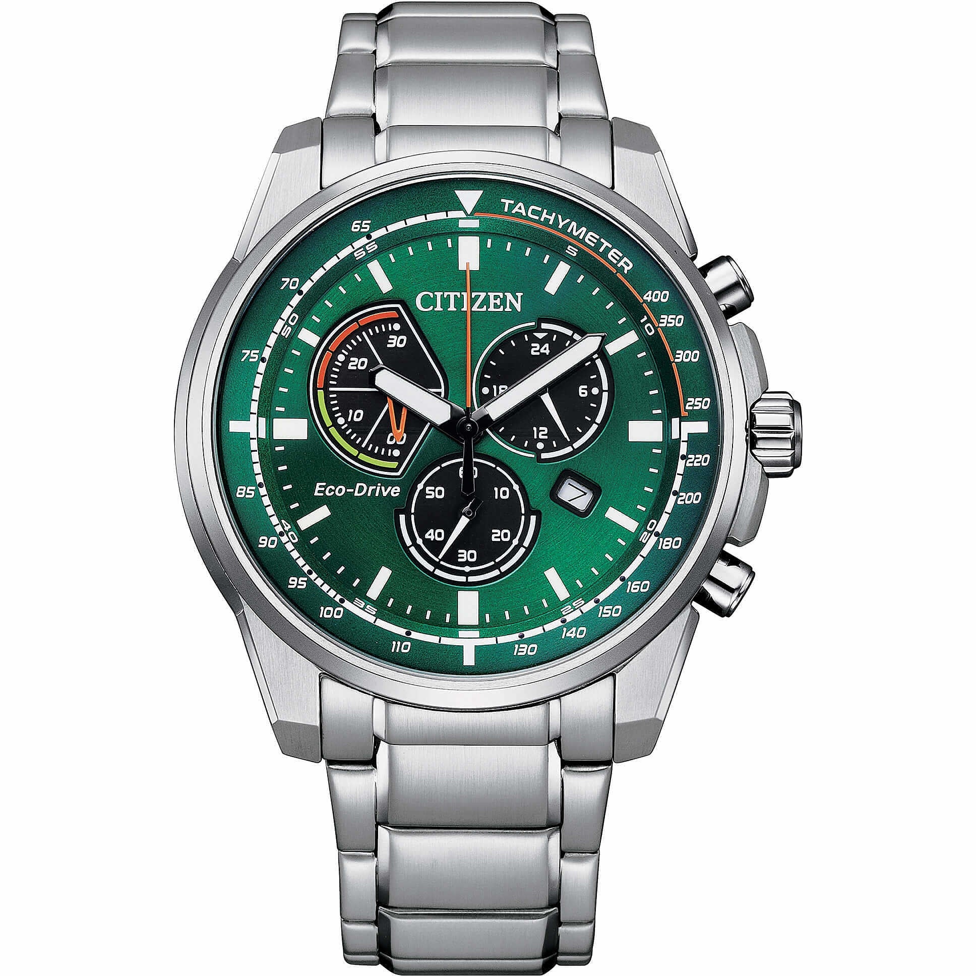 Orologio Uomo Acciaio Citizen Cronografo Active Eco Drive AT1190-87X