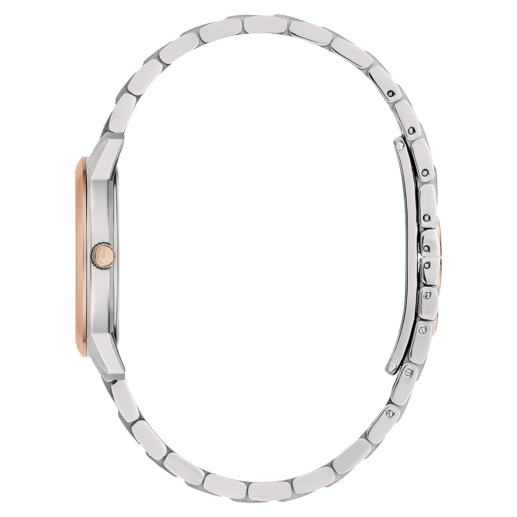 Orologio Donna Bulova Quarzo Solo Tempo Sutton Lady Acciaio Bicolore Diamanti 98P213
