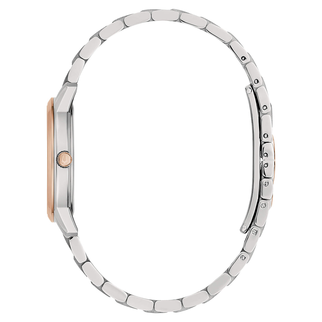 Orologio Donna Bulova Quarzo Solo Tempo Sutton Lady Acciaio Bicolore Diamanti 98P213