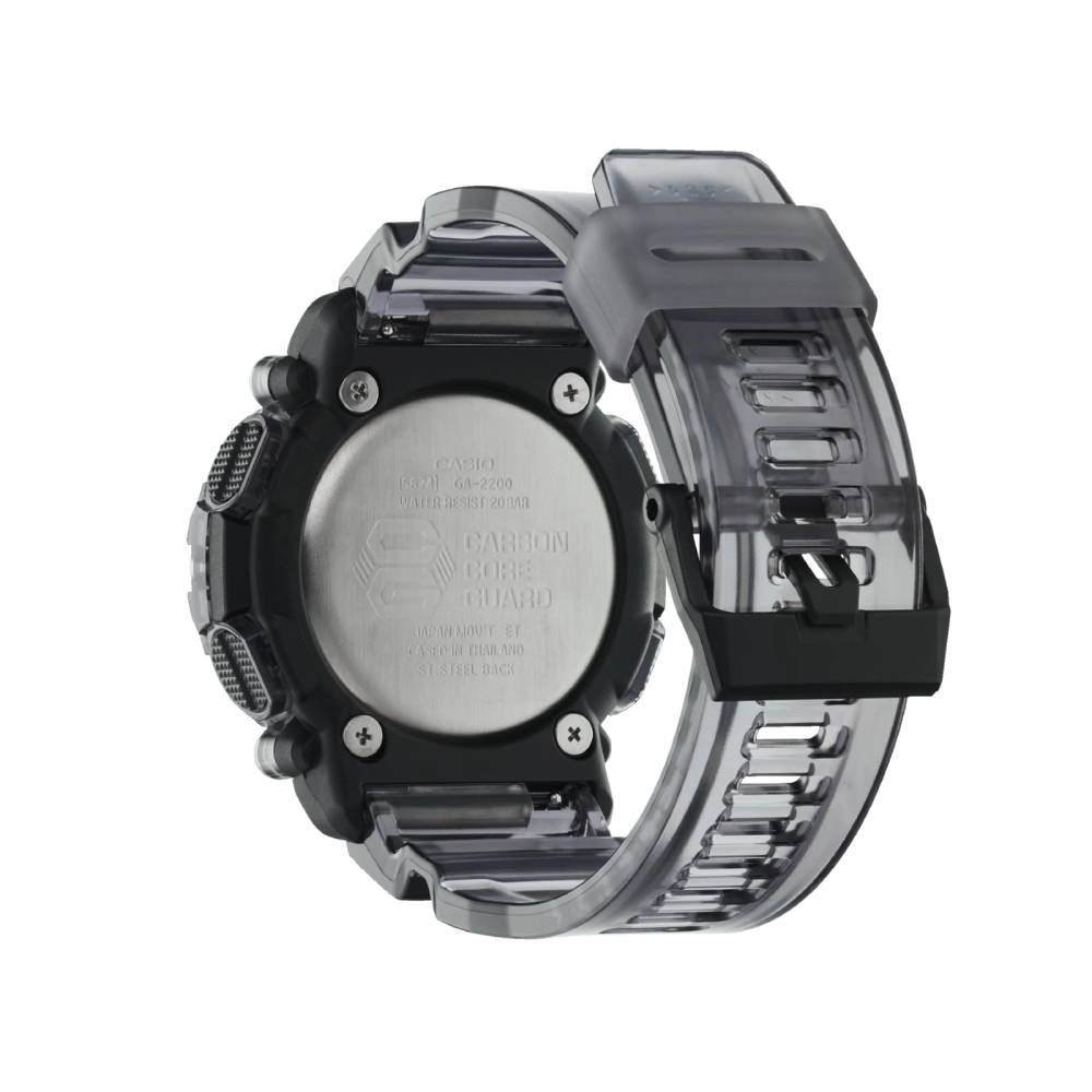 Orologio Uomo Casio G-Shock Gomma Nero Analogico Digitale GA-2200SKL-8AER